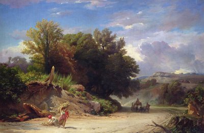 Landscape on the Outskirts of Rome, 1853 by Jean Achille Benouville